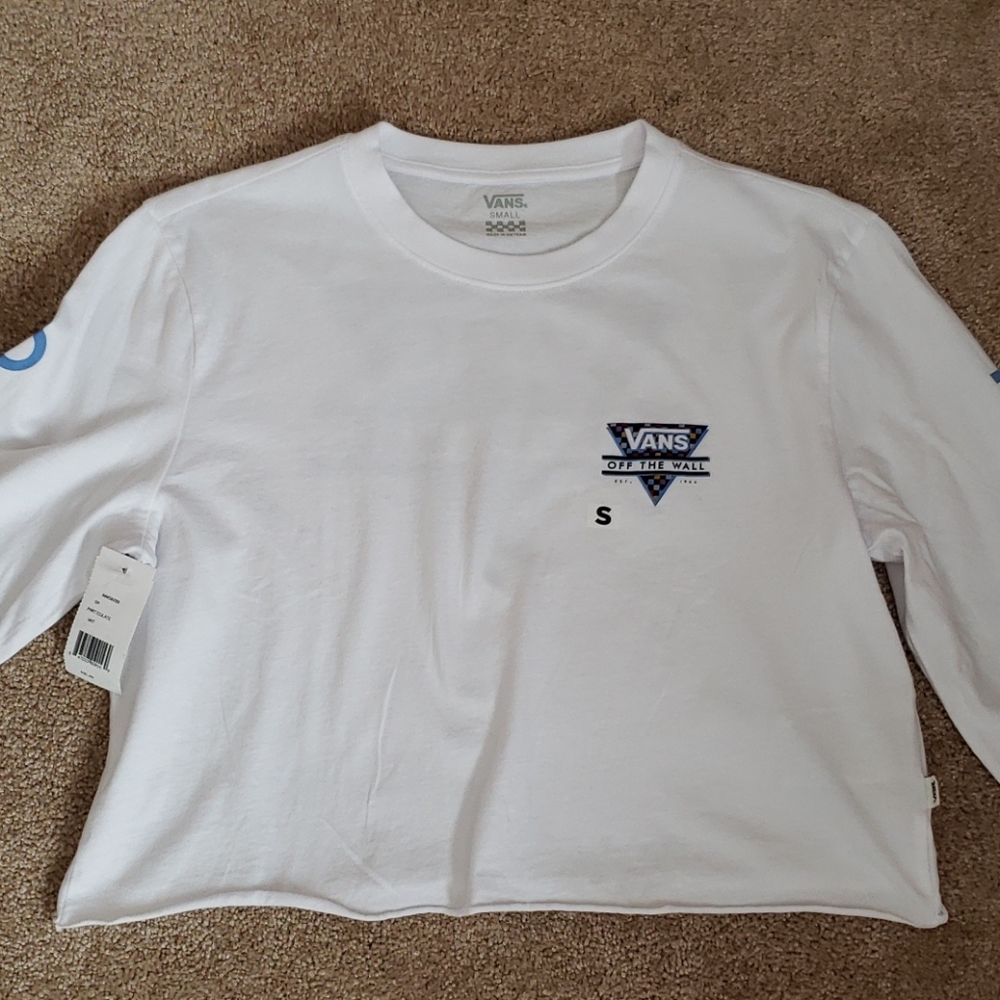 Vans Cropped Long Sleeve Tee